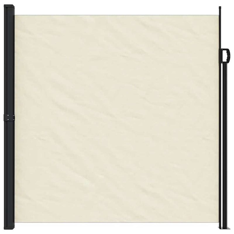 Afbeelding laden in galerijviewer, Vidaxl windscherm uittrekbaar 200x600 cm crèmekleurig