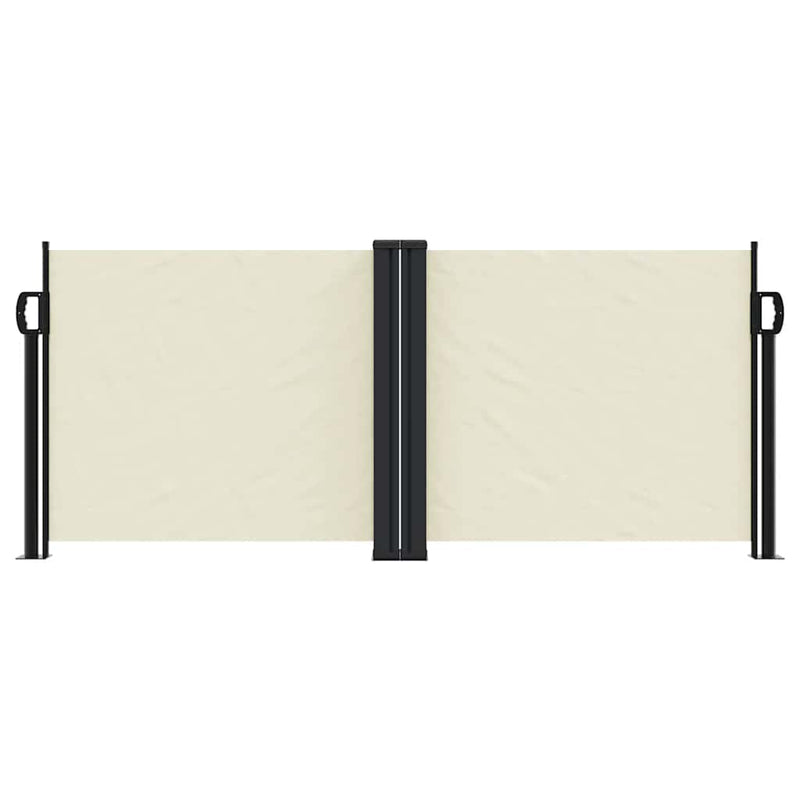 Afbeelding laden in galerijviewer, Vidaxl windscherm uittrekbaar 100x600 cm crème