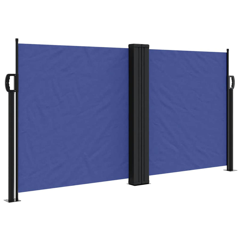 Afbeelding laden in galerijviewer, Vidaxl windscherm uittrekbaar 120x600 cm blauw