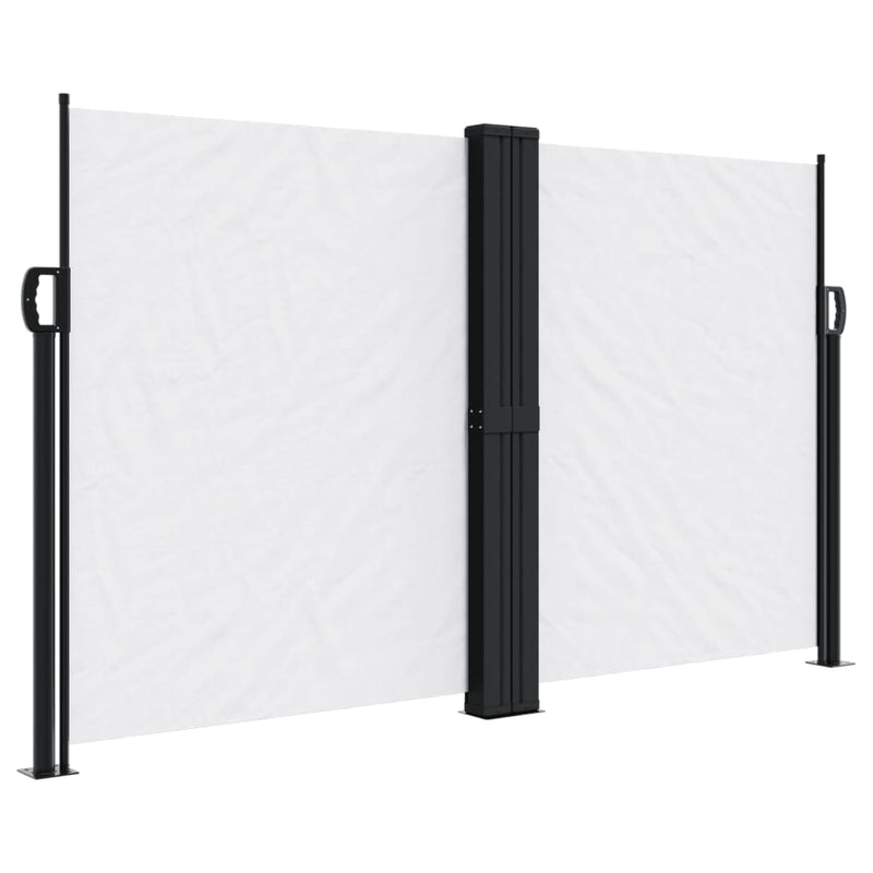 Afbeelding laden in galerijviewer, Vidaxl windscherm uittrekbaar 140x600 cm wit