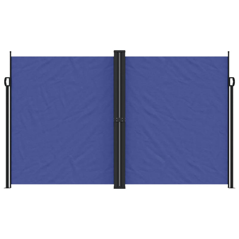 Afbeelding laden in galerijviewer, Vidaxl windscherm uittrekbaar 200x600 cm blauw