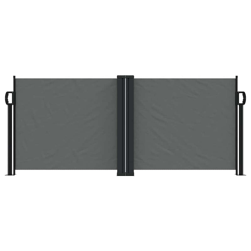 Afbeelding laden in galerijviewer, Vidaxl windscherm uittrekbaar 100x1000 cm antraciet
