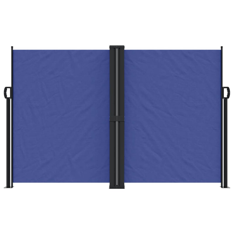 Afbeelding laden in galerijviewer, Vidaxl windscherm uittrekbaar 160x1000 cm blauw