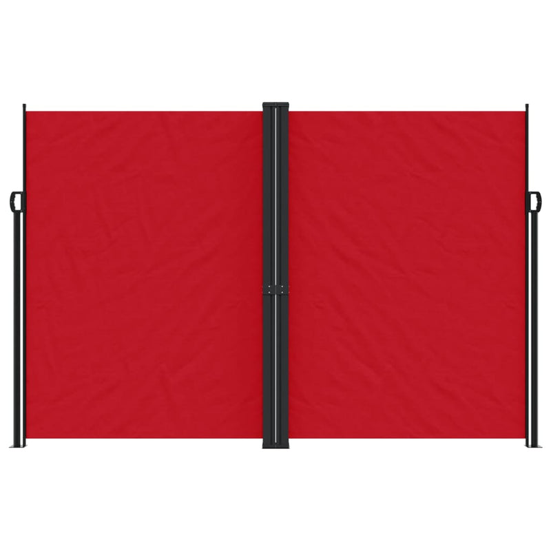Afbeelding laden in galerijviewer, Vidaxl windscherm uittrekbaar 220x1000 cm rood