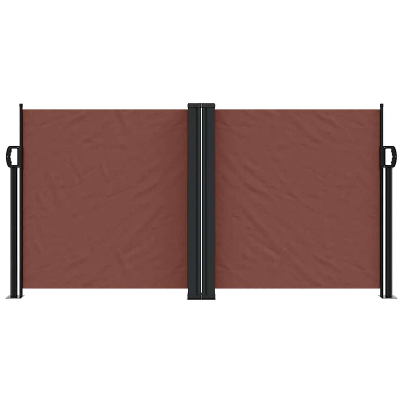 Afbeelding laden in galerijviewer, Vidaxl windscherm uittrekbaar 120x1200 cm bruin