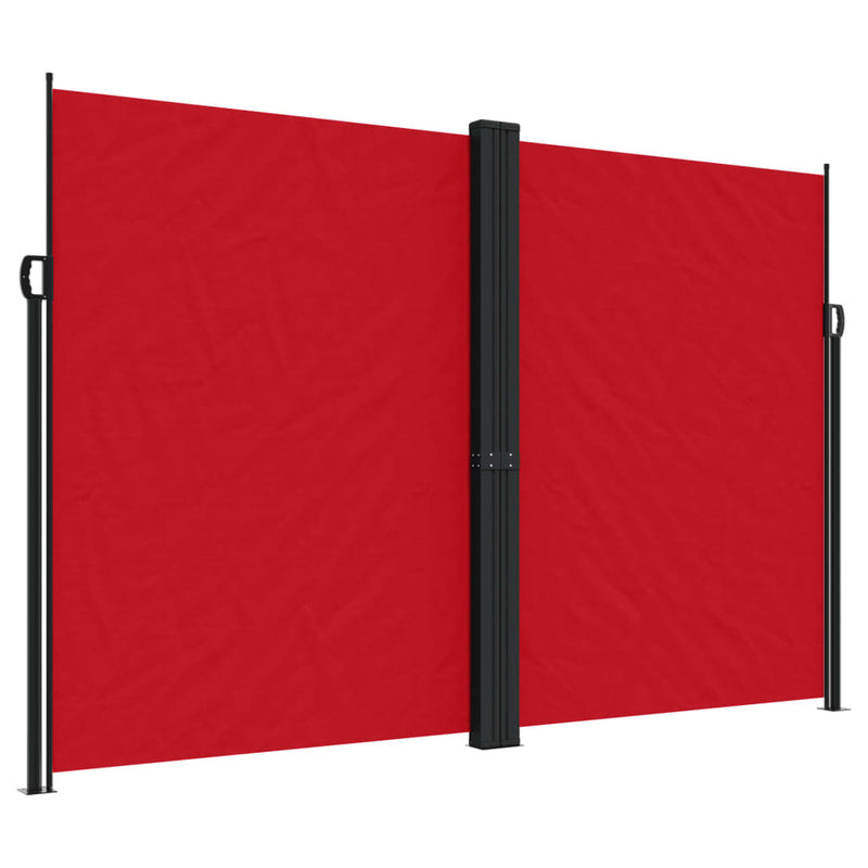 Afbeelding laden in galerijviewer, Vidaxl tuinscherm uittrekbaar 220x1200 cm rood