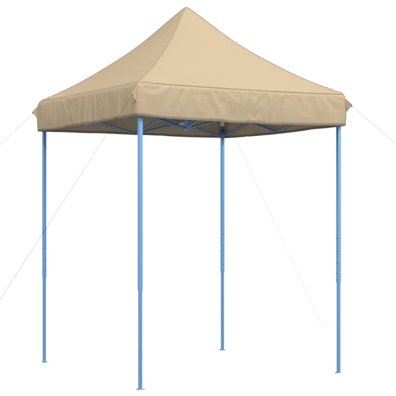 Afbeelding laden in galerijviewer, Vidaxl partytent inklapbaar pop-up 200x200x306 cm beige