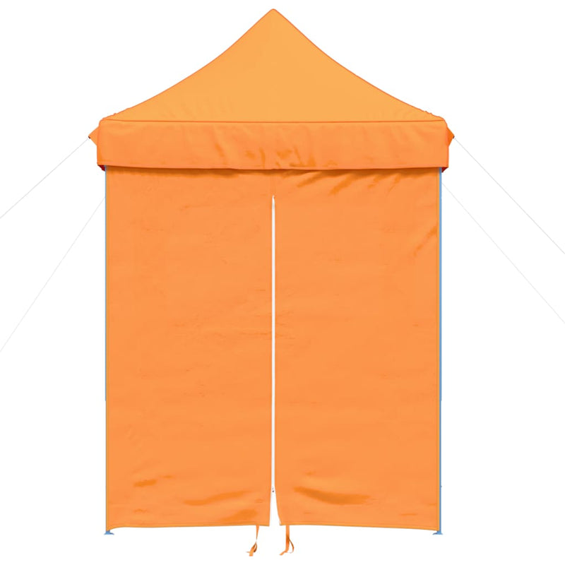 Afbeelding laden in galerijviewer, Vidaxl partytent inklapbaar pop-up met 4 zijwanden oranje