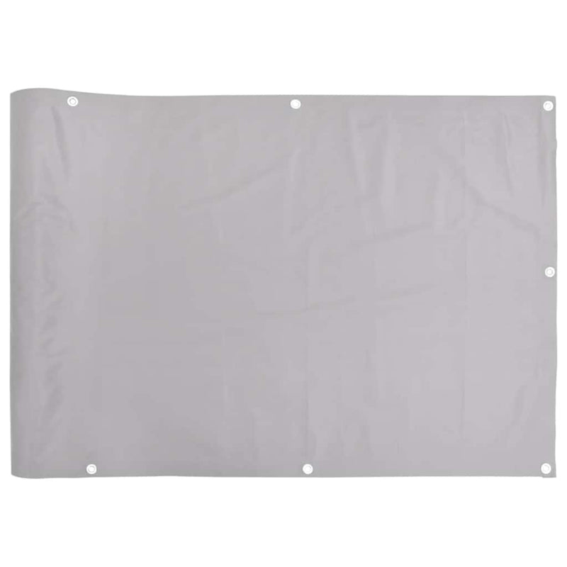 Afbeelding laden in galerijviewer, Vidaxl balkonscherm 300x120 cm pvc grijs
