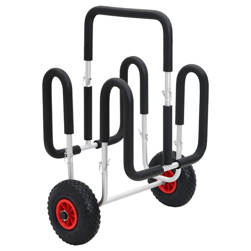 Afbeelding laden in galerijviewer, Vidaxl sup trolley voor surfplank 45 kg aluminium