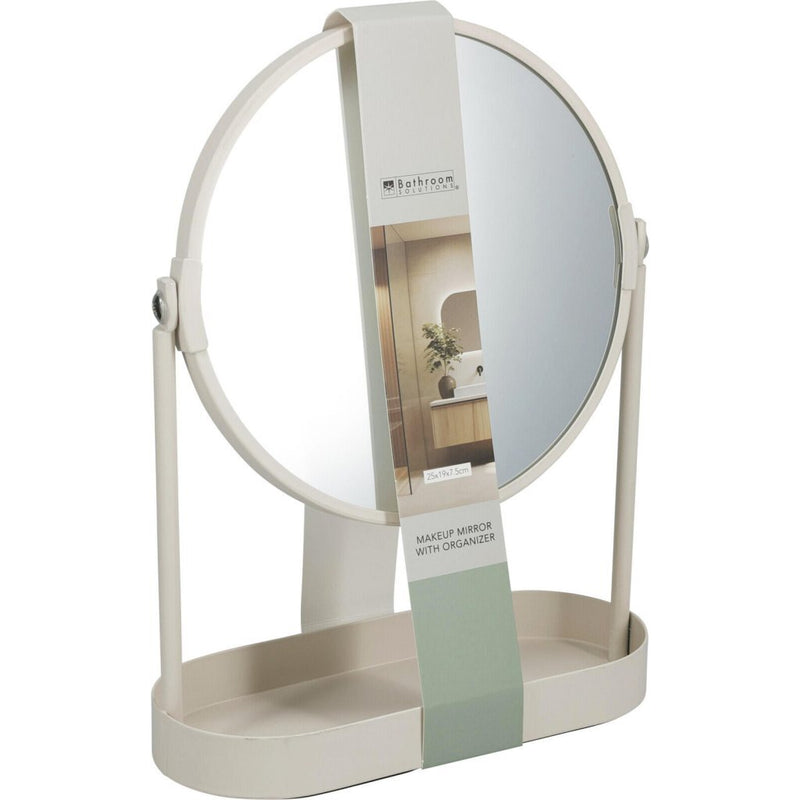 Afbeelding laden in galerijviewer, Bathroom solutions make-up spiegel met organiser
