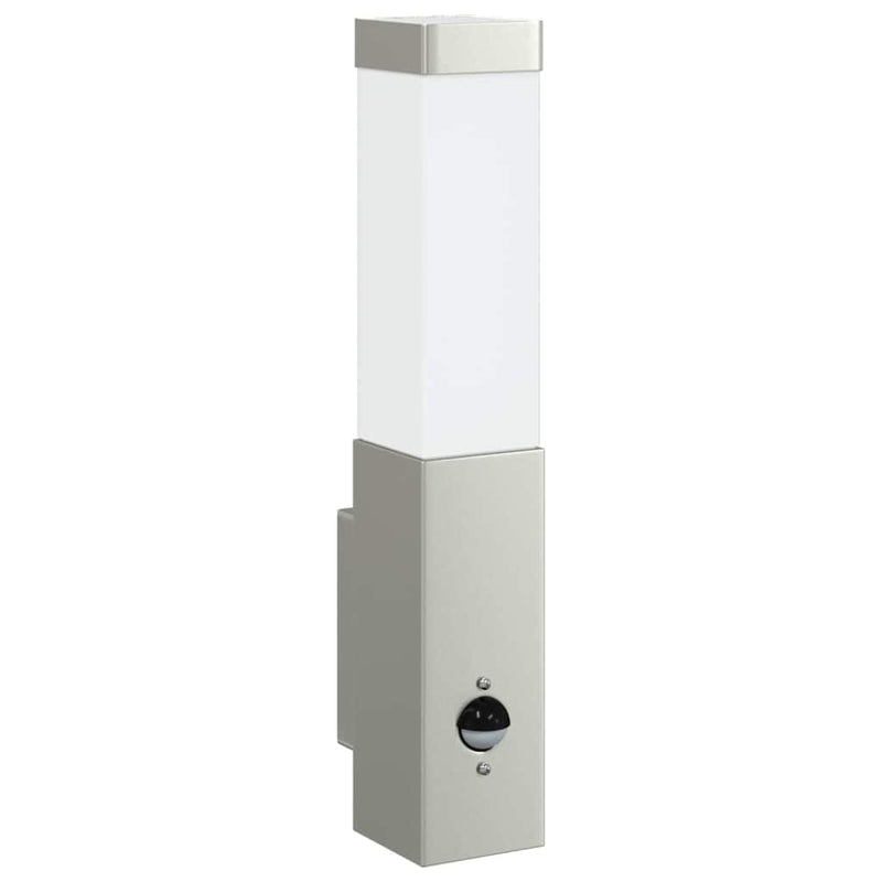 Afbeelding laden in galerijviewer, Vidaxl buiten wandlamp zilver 10.5 x 6 x 33 cm