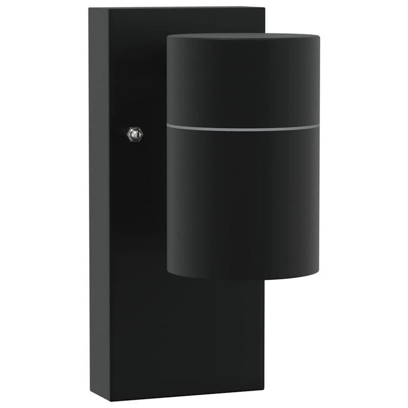 Afbeelding laden in galerijviewer, Vidaxl buiten wandlamp zwart 6,5 x 10,5 x 16 cm rvs en glas