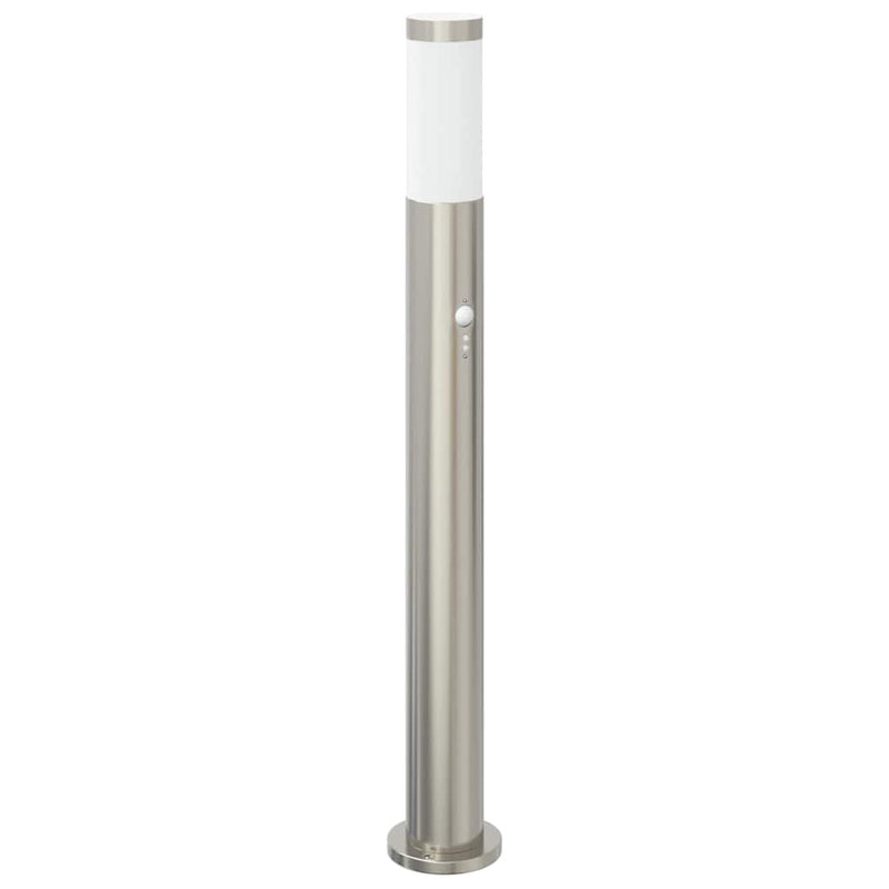 Afbeelding laden in galerijviewer, Vidaxl bolderverlichting met sensor 80 cm rvs ip44