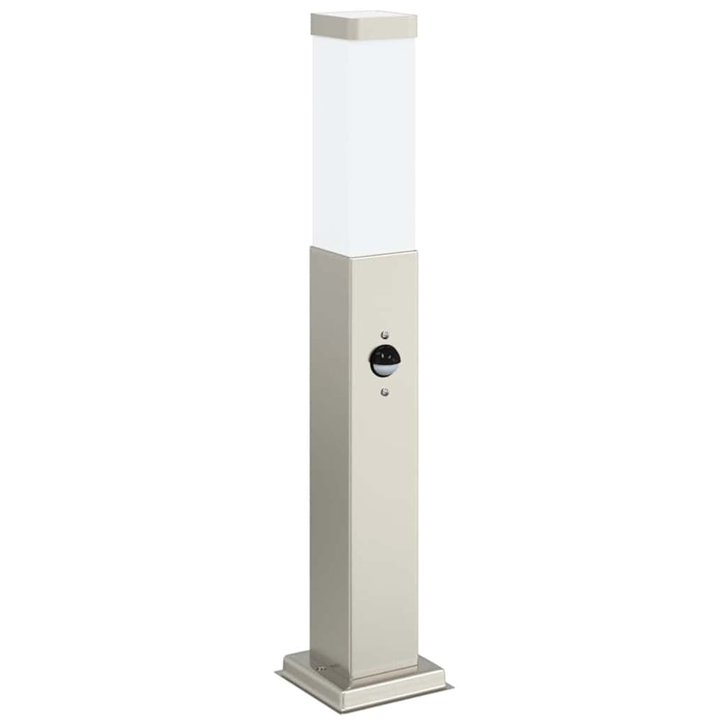 Afbeelding laden in galerijviewer, Vidaxl bolderverlichting met sensor 50 cm rvs ip44