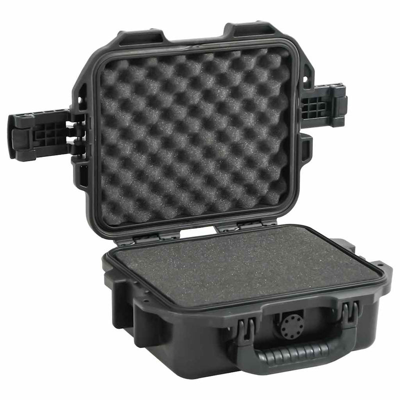 Afbeelding laden in galerijviewer, Vidaxl flightcase draagbaar 30x24,5x12,5 cm pp zwart