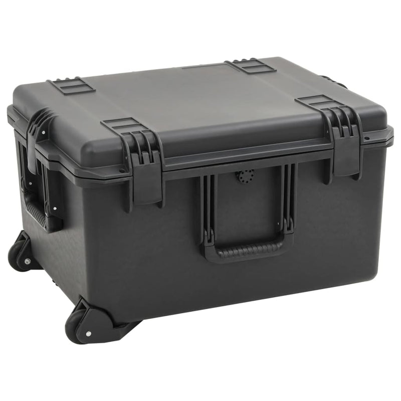 Afbeelding laden in galerijviewer, Vidaxl flightcase draagbaar 62,5x49,5x37 cm pp zwart