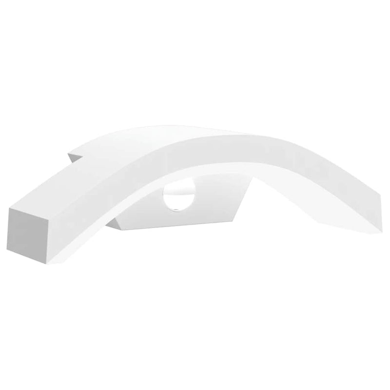 Afbeelding laden in galerijviewer, Vidaxl buitenwandlamp led met sensors gegoten aluminium wit