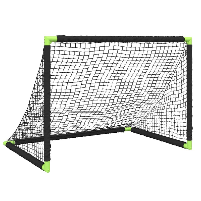 Afbeelding laden in galerijviewer, Vidaxl kindervoetbaldoel inklapbaar 90x64x64 cm zwart