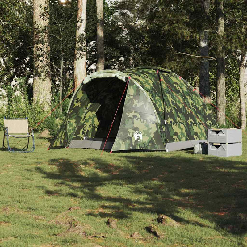 Afbeelding laden in galerijviewer, Vidaxl vistent 2-persoons waterdicht camouflage