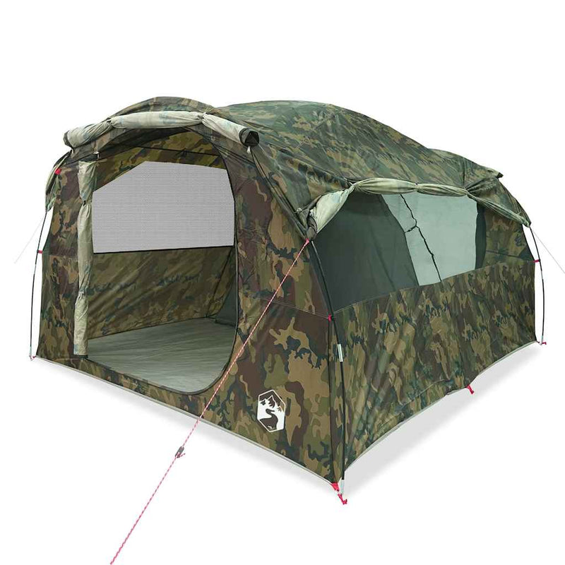 Afbeelding laden in galerijviewer, Vidaxl tunneltent 6-persoons waterdicht camouflage
