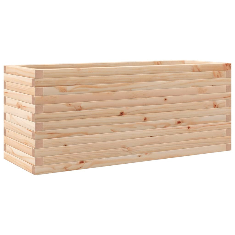 Afbeelding laden in galerijviewer, Vidaxl plantenbak 110x40x45,5 cm massief grenenhout
