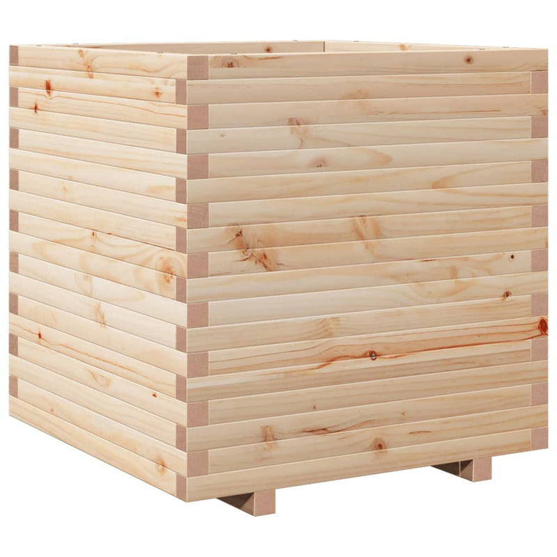 Afbeelding laden in galerijviewer, VidaXL Plantenbak 70x70x72 cm massief grenenhout