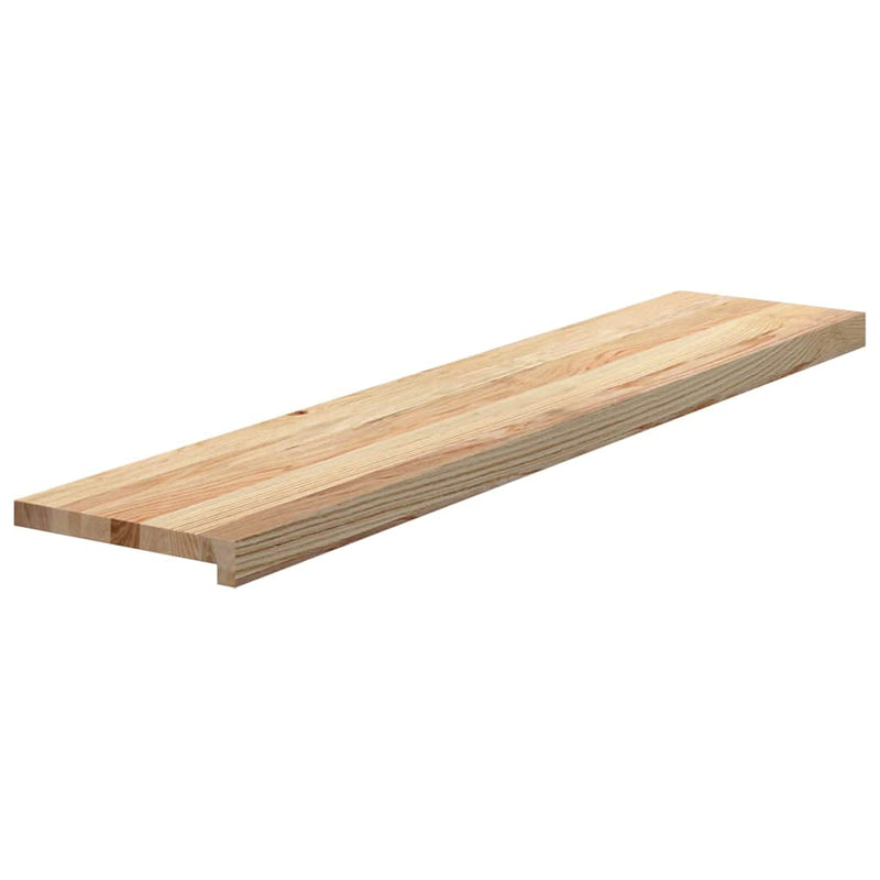 Afbeelding laden in galerijviewer, Vidaxl traptreden 2 st 120x25x2 cm onbehandeld massief eikenhout