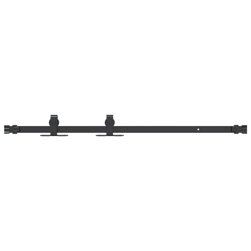 Afbeelding laden in galerijviewer, Vidaxl ophangset voor schuifdeur 91 cm koolstofstaal