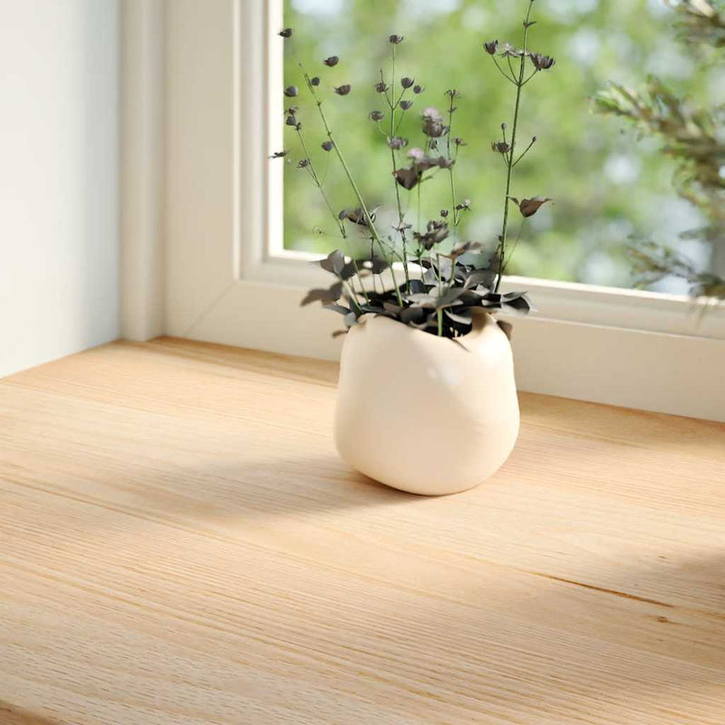 Afbeelding laden in galerijviewer, Vidaxl vensterbanken 2 st onbehandeld 80x20x2 cm massief eikenhout