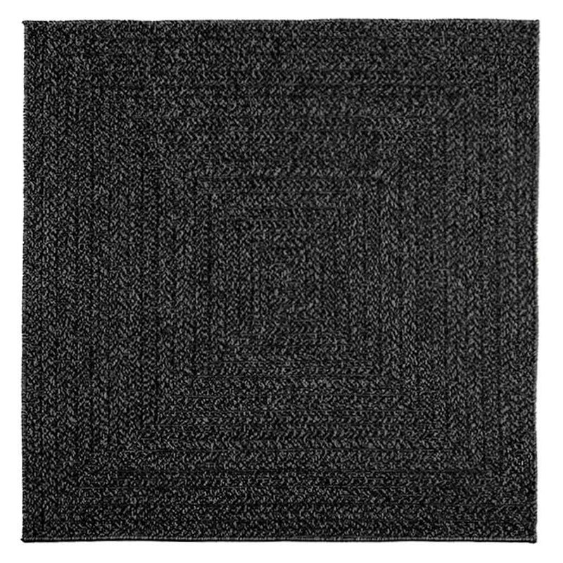 Afbeelding laden in galerijviewer, Vidaxl vloerkleed zizur binnen en buiten 120x120cm jute look antraciet