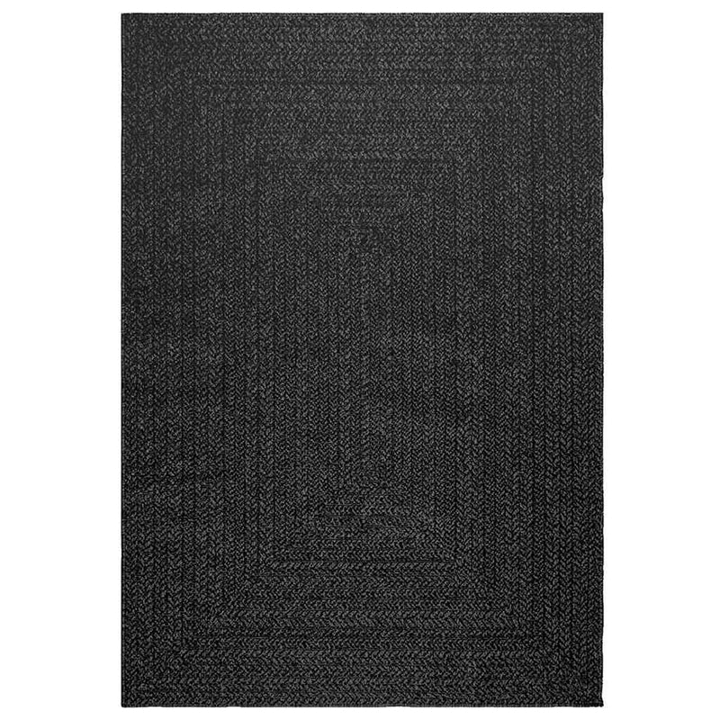 Afbeelding laden in galerijviewer, Vidaxl vloerkleed zizur binnen en buiten 140x200cm jute look antraciet