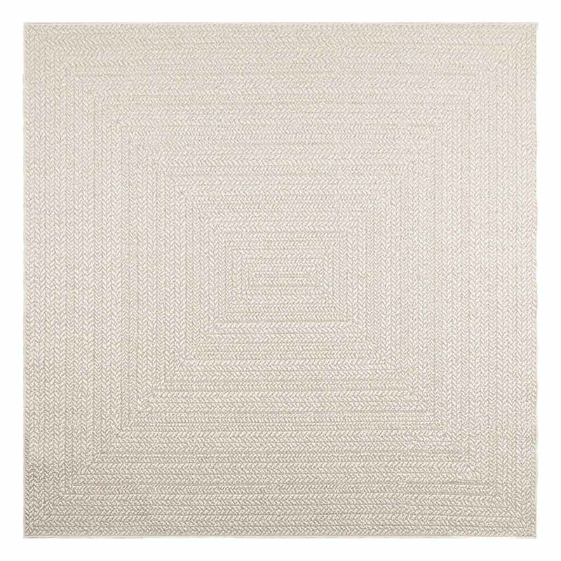 Afbeelding laden in galerijviewer, Vidaxl vloerkleed zizur room binnen en buiten 200x200 cm jute look