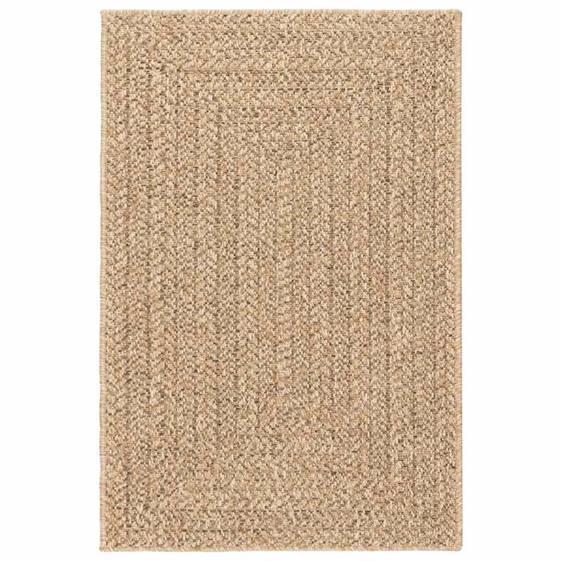Afbeelding laden in galerijviewer, Vidaxl vloerkleed zizur beige binnen en buiten 140x200 cm jute look
