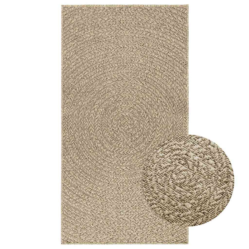 Afbeelding laden in galerijviewer, Vidaxl vloerkleed zizur beige binnen en buiten 80x150 cm jute look