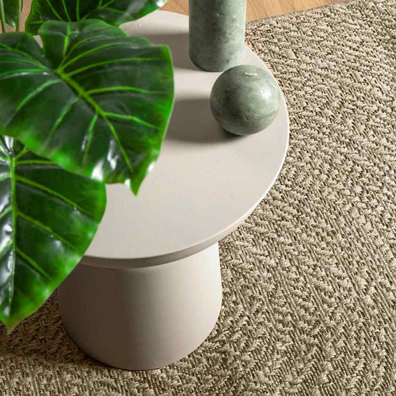 Afbeelding laden in galerijviewer, Vidaxl vloerkleed zizur beige binnen en buiten 80x150 cm jute look