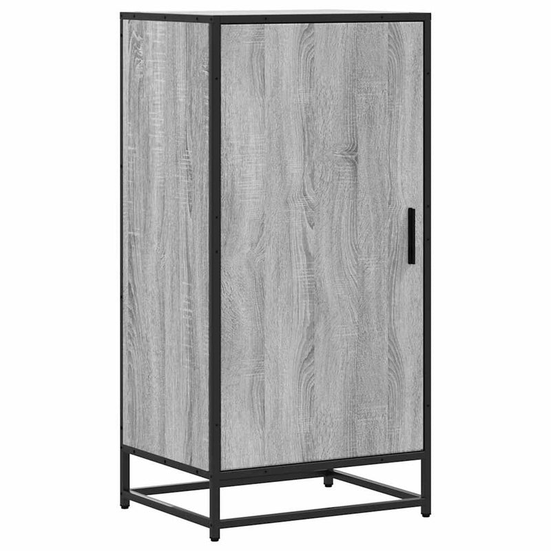 Afbeelding laden in galerijviewer, Vidaxl schoenenrek 48x38x97,5 cm bewerkt hout grijs sonoma eikenkleur
