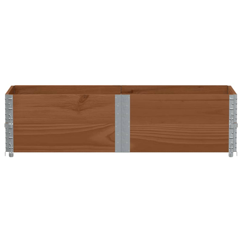 Afbeelding laden in galerijviewer, Vidaxl plantenbak 150x50 cm massief grenenhout bruin