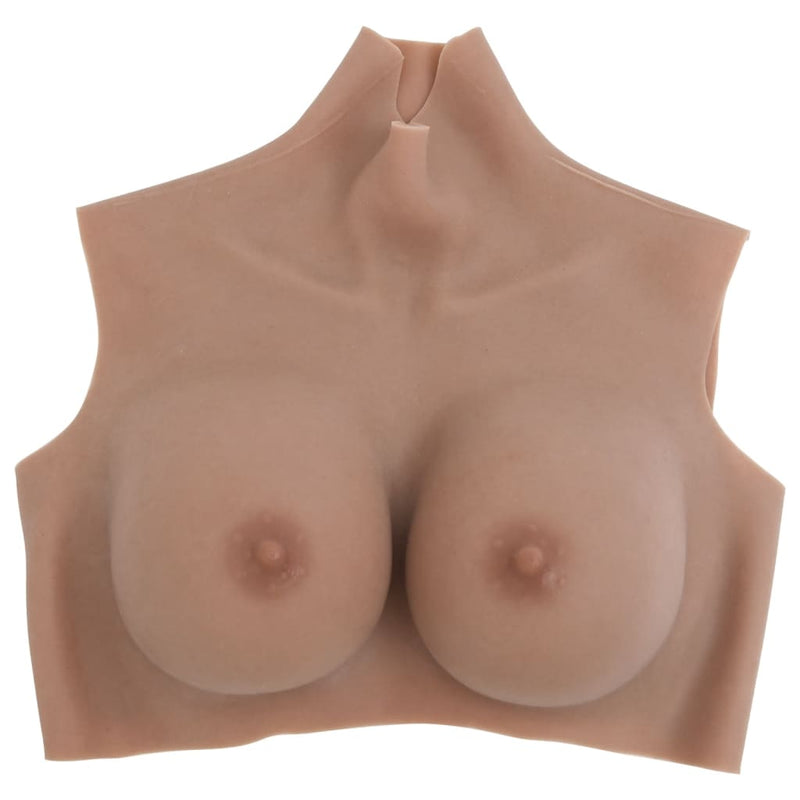 Afbeelding laden in galerijviewer, Vidaxl borstprothese e-cup silicone tan