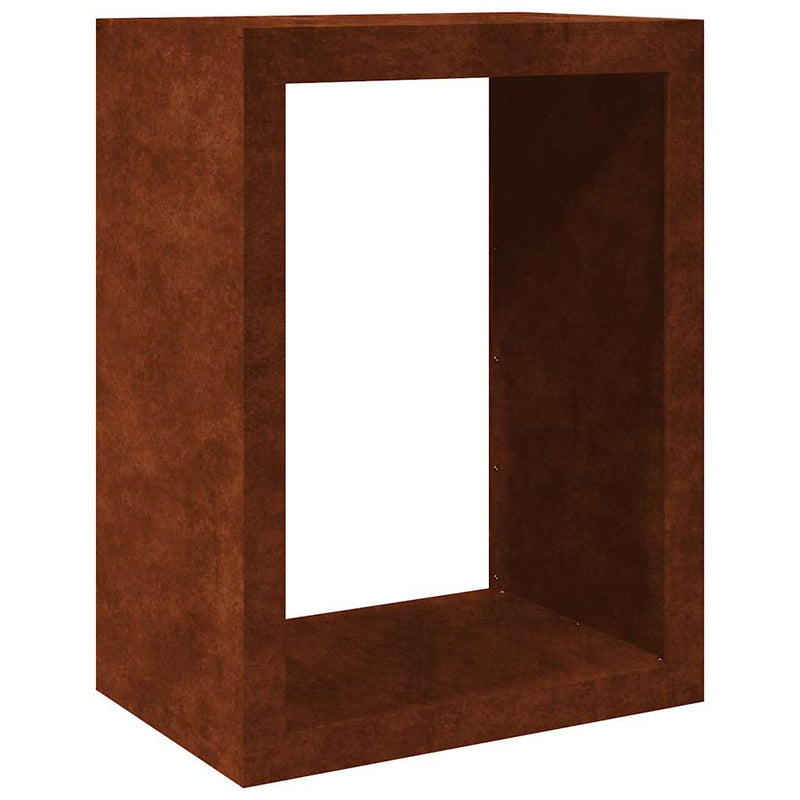 Afbeelding laden in galerijviewer, Vidaxl brandhoutrek 60x40x80 cm weervast staal