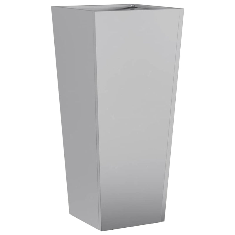 Afbeelding laden in galerijviewer, Vidaxl plantenbak 35x35x75 cm gegalvaniseerd staal