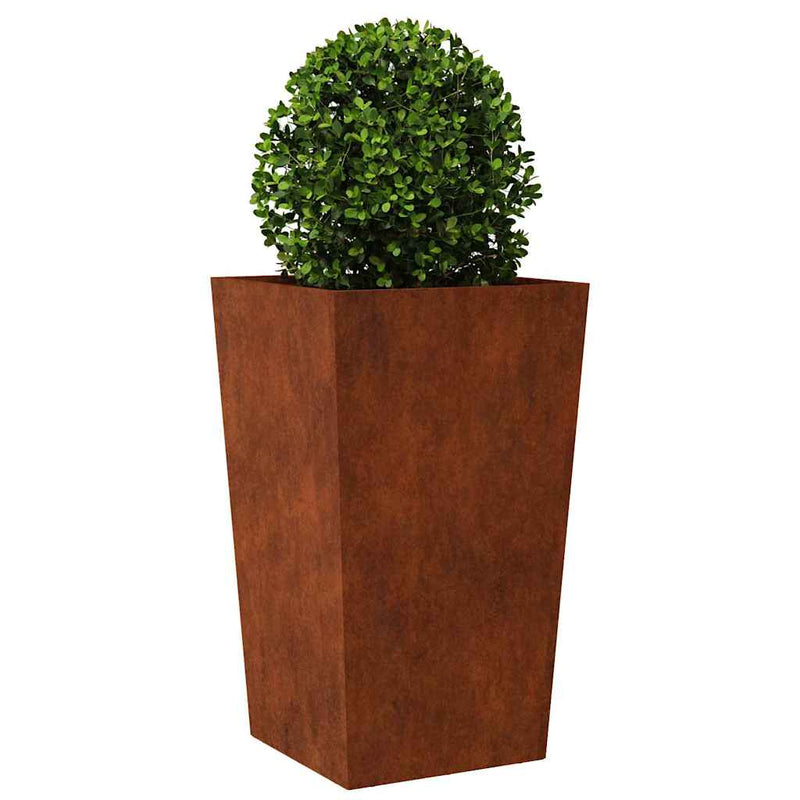Afbeelding laden in galerijviewer, Vidaxl plantenbak 45x45x75 cm weervast staal