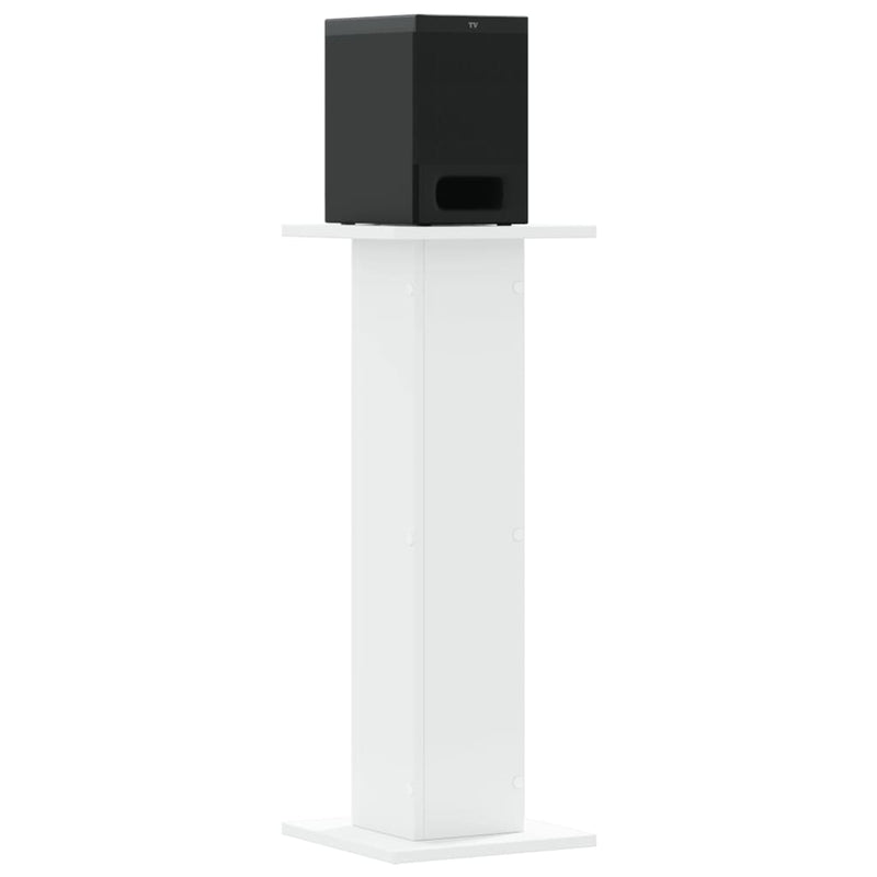 Afbeelding laden in galerijviewer, Vidaxl speakerstandaards 2 st 30x30x80 cm bewerkt hout wit