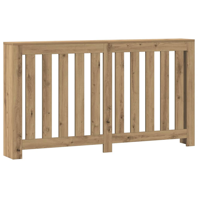 Afbeelding laden in galerijviewer, Vidaxl radiatorombouw 149x20x82 cm bewerkt hout artisanaal eikenkleur