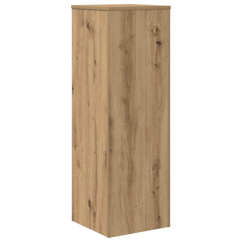 Afbeelding laden in galerijviewer, Vidaxl plantenstandaard 33x33x100 cm bewerkt hout artisanaal eiken