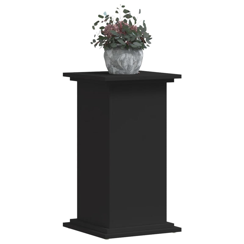 Afbeelding laden in galerijviewer, Vidaxl plantenstandaard 33x33x60 cm bewerkt hout zwart