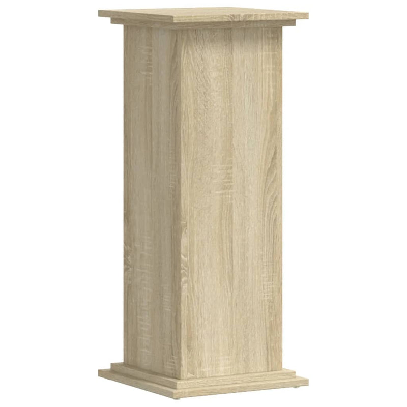 Afbeelding laden in galerijviewer, Vidaxl plantenstandaard 33x33x80 cm bewerkt hout sonoma eikenkleurig
