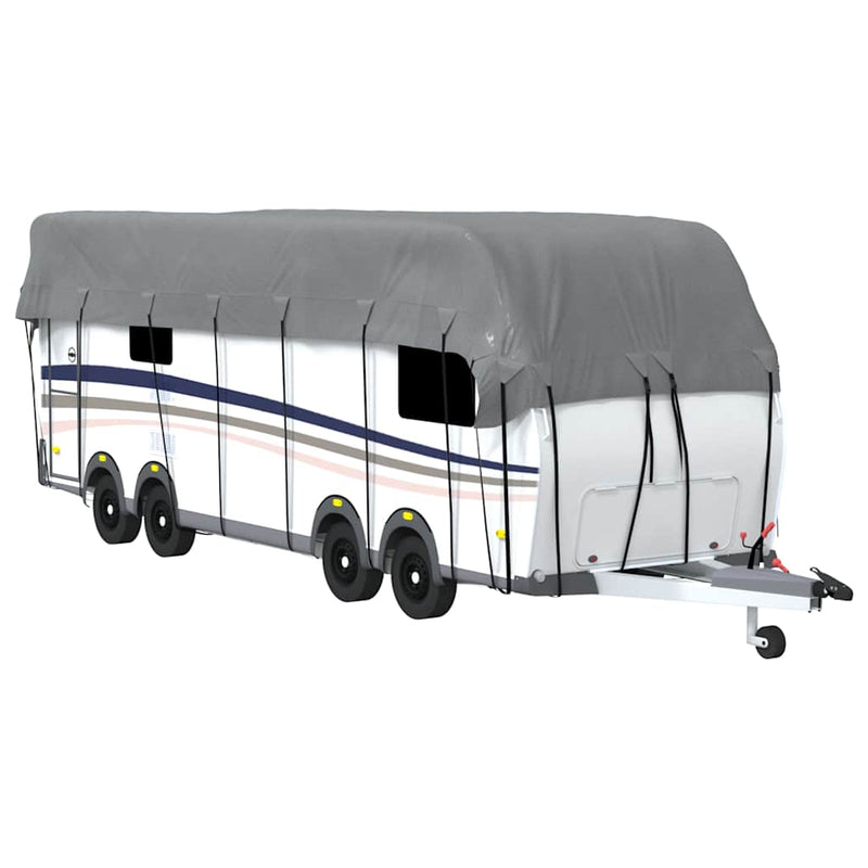 Afbeelding laden in galerijviewer, Vidaxl caravan dakbedekking 900x300 cm vliesvlies grijs