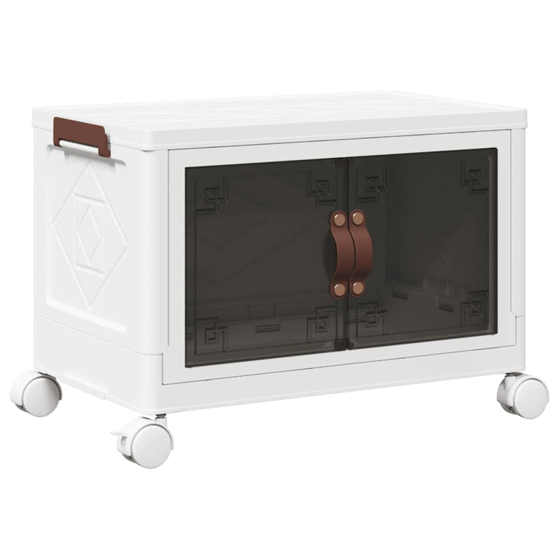 Afbeelding laden in galerijviewer, Vidaxl opbergbox stapelbaar met wielen 28 l 48,5x29,5x33 cm