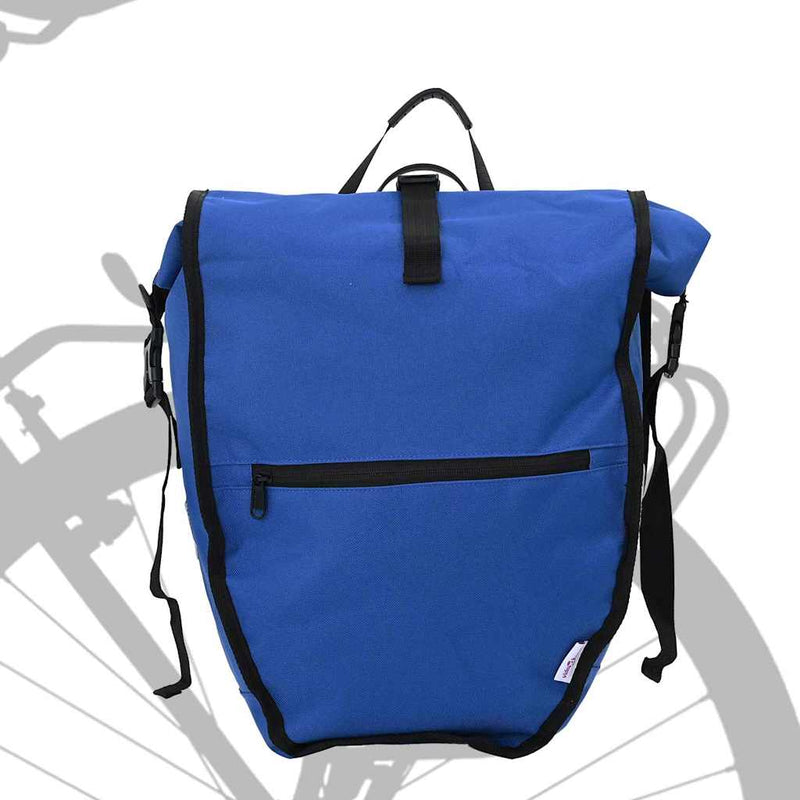 Afbeelding laden in galerijviewer, Vidaxl fietstas blauw 32,5 x 17 x 57 cm polyester